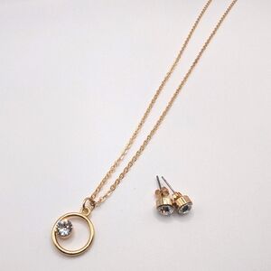 Set Minimalist necklace and earring